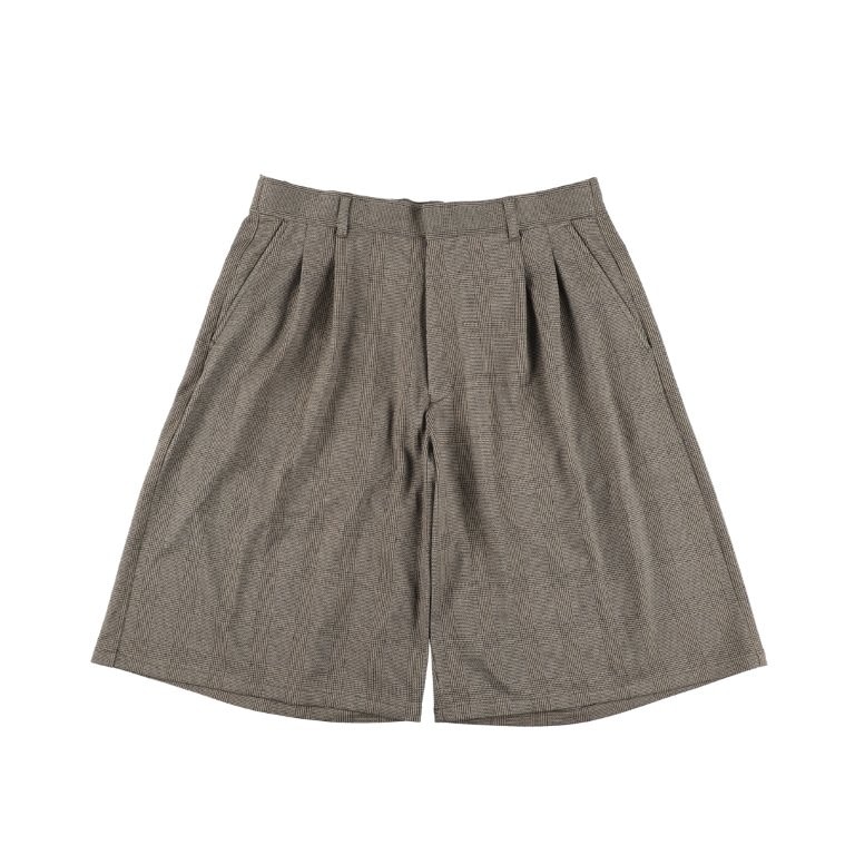 28G Loop Yarn Glen Check Shorts