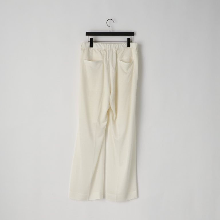 28G Silk Ramie Glittery Stripe Tuck Easy Pants