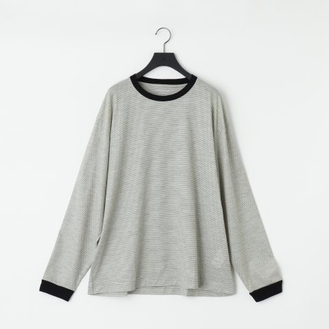 36G Wool Stripe L/S Tee