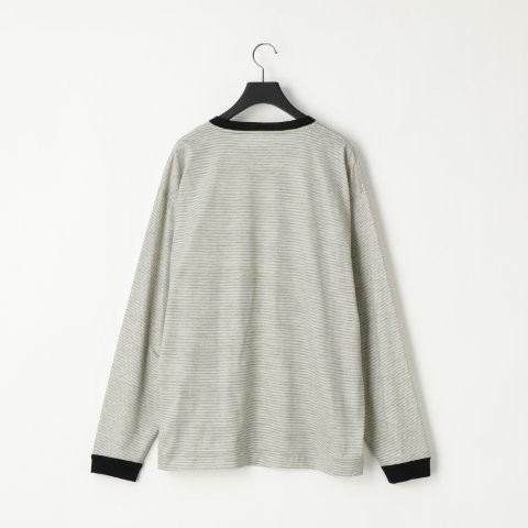 36G Wool Stripe L/S Tee