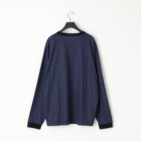 36G Wool Stripe L/S Tee