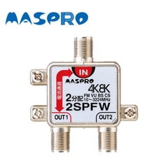 MASPRO/ޥץŹ 2SPFW 4K8K(3224MHz) б 1üή̲᷿ 2ʬ۴