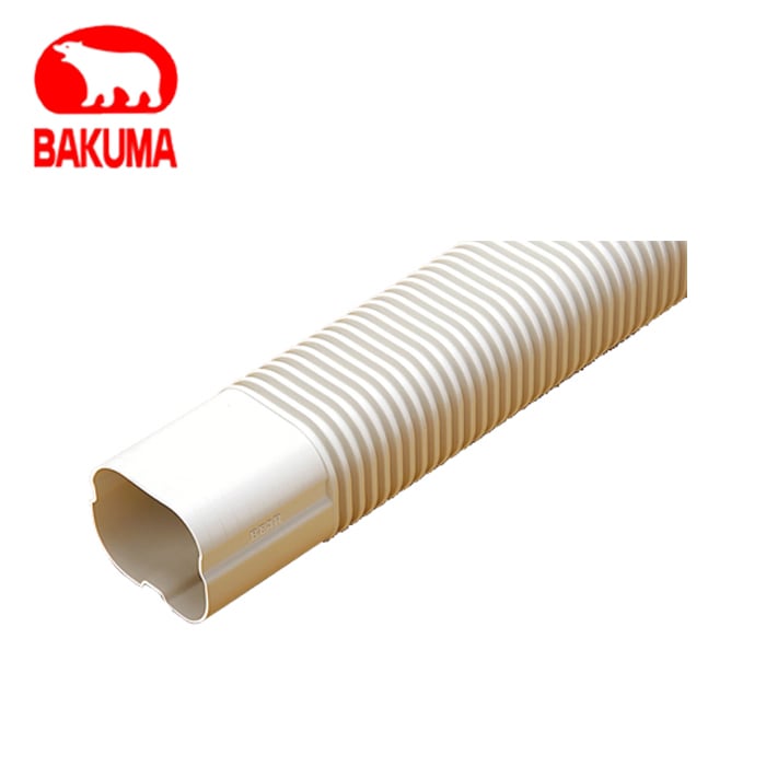 バクマ工業 AF-61000-I 自在継手 6型 アイボリー 《スマートダクト ADシリーズ》