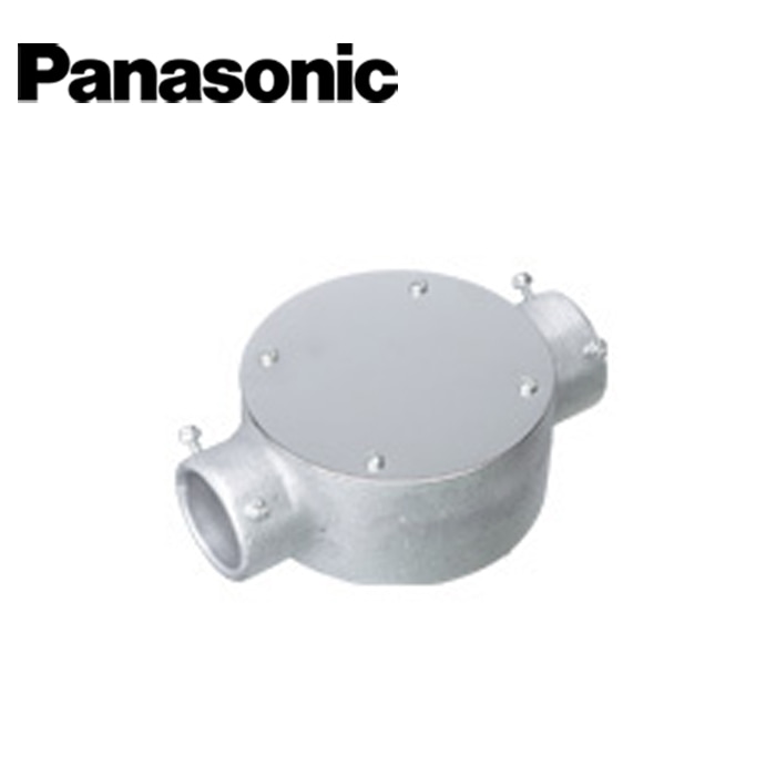 Panasonic/パナソニック DS6639P 鋼板 E39mm丸2方出 直通BOX ネジ無