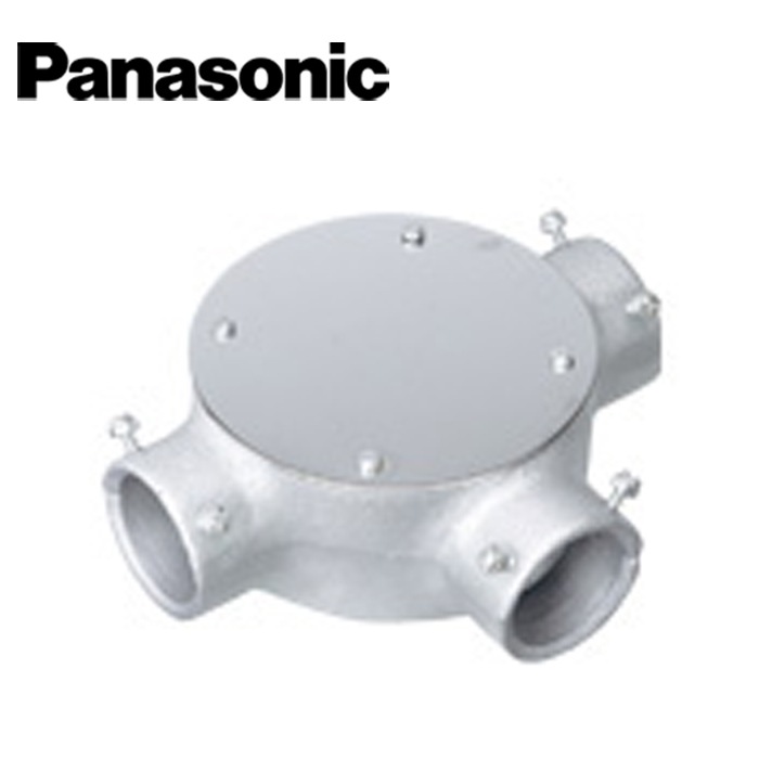 Panasonic/パナソニック DS6739P 丸型露出ボックス 3方出 呼びE39