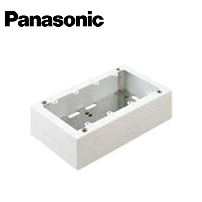 Panasonic/パナソニック DZB274W ４コ用スイッチボックス ホワイト色 深型