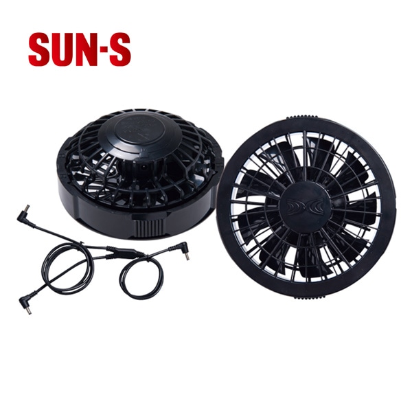 サンエス/SUN-S SUN-S/サンエス RD9280BX 電動ファン付きウェア ワンタッチファンケーブルセット クロ 【取寄商品】