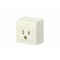 コンセント Panasonic/パナソニック WK1012W 露出角型シングル コンセント
