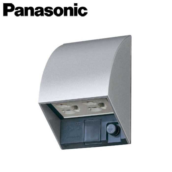 接地(アース)コンセント Panasonic/パナソニック WK4602SK スマート接地防水ダブルコンセント ホワイトシルバー