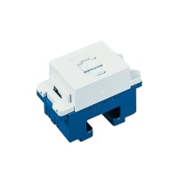 テレホン・LAN用 Panasonic/パナソニック WNT15649W 埋込モジュラージャック 6極4芯 ホワイト