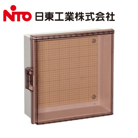 な行 日東工業 P16-44CA P形 プラボックス 透明扉【取寄商品】