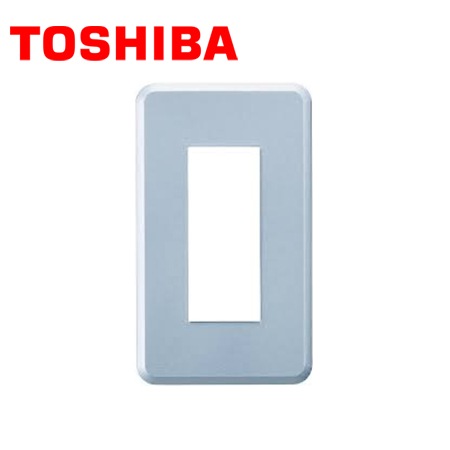 コンセント・スイッチ用プレート・カバー TOSHIBA/東芝ライテック WDG5413(SS) E's スイッチ用プレート WIDE-i /E'sコンセント用プレート 3個用 PLATA シルバー【取寄商品】