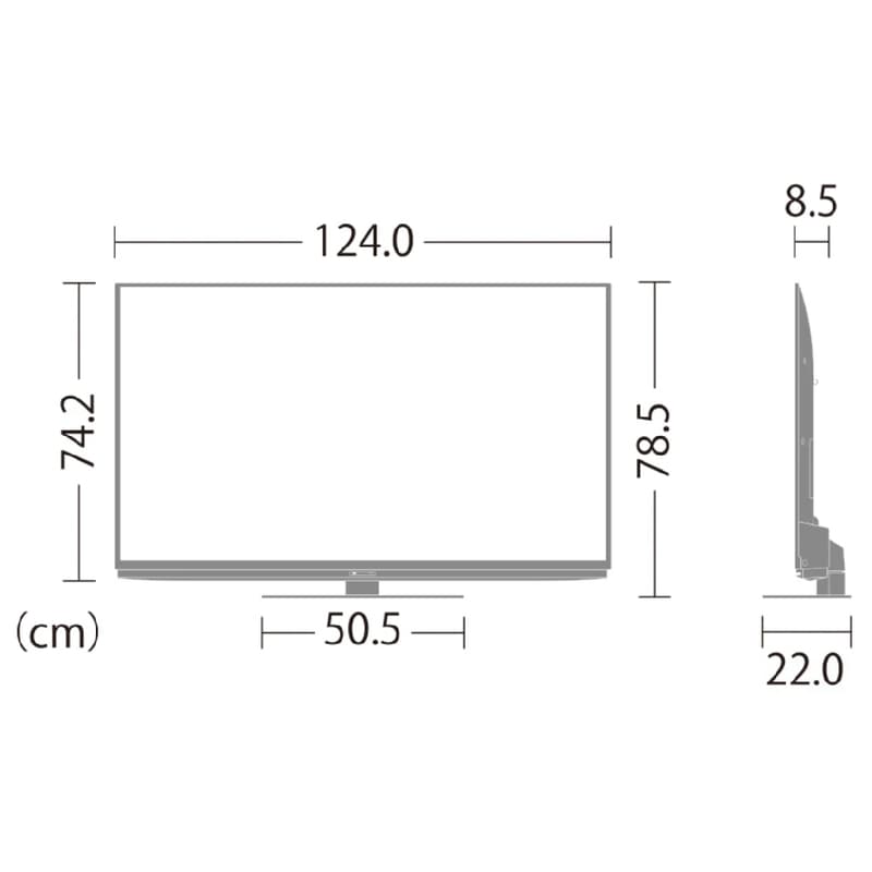 SHARP/シャープ 4T-C55EL1 AQUOS 55V型 /4K対応 /BS・CS 4Kチューナー内蔵 /YouTube対応 /Bluetooth対応