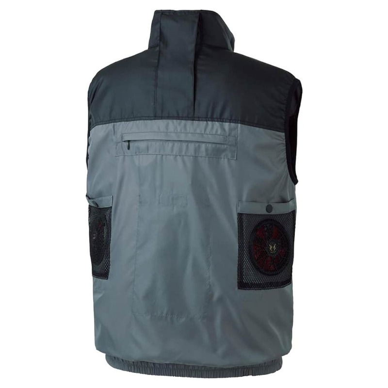 SUN-S/サンエス KF95990G 空調風神服 ※服地のみ フルハーネス用ベスト 【取寄商品】