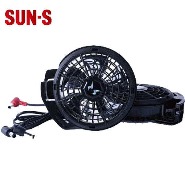 サンエス/SUN-S SUN-S/サンエス RD9230HN １２V仕様プロフェッショナルハイパワーファンセット（フラットタイプ)(ファン2個・ファン用ケーブル1本) 【取寄商品】