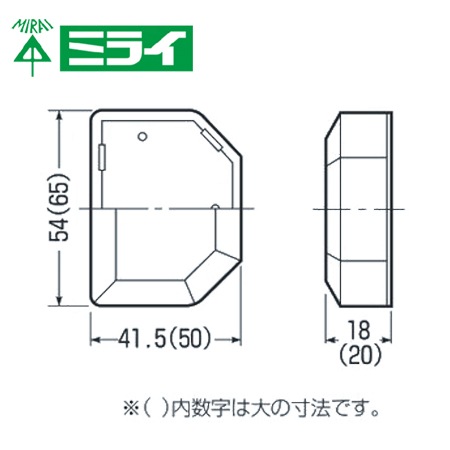 未来工業 MLT-LM プラモール（Ｔ型ジョイント） ミルキーホワイト【取寄商品】