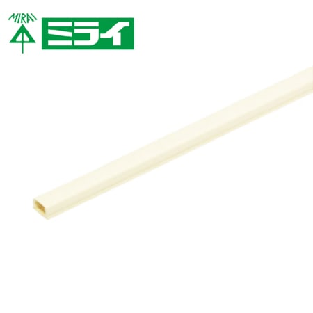 未来工業 PML-1M-2 プラモール（2m）ミルキーホワイト 5本入【取寄商品】