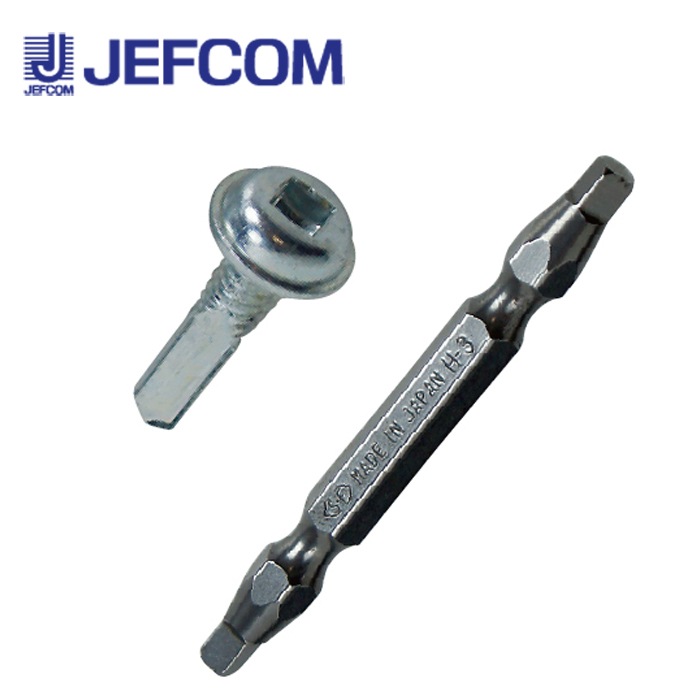 ジェフコム ATB-519P 厚鉄板用ネジ(ビット付) 70本入 【取寄商品】