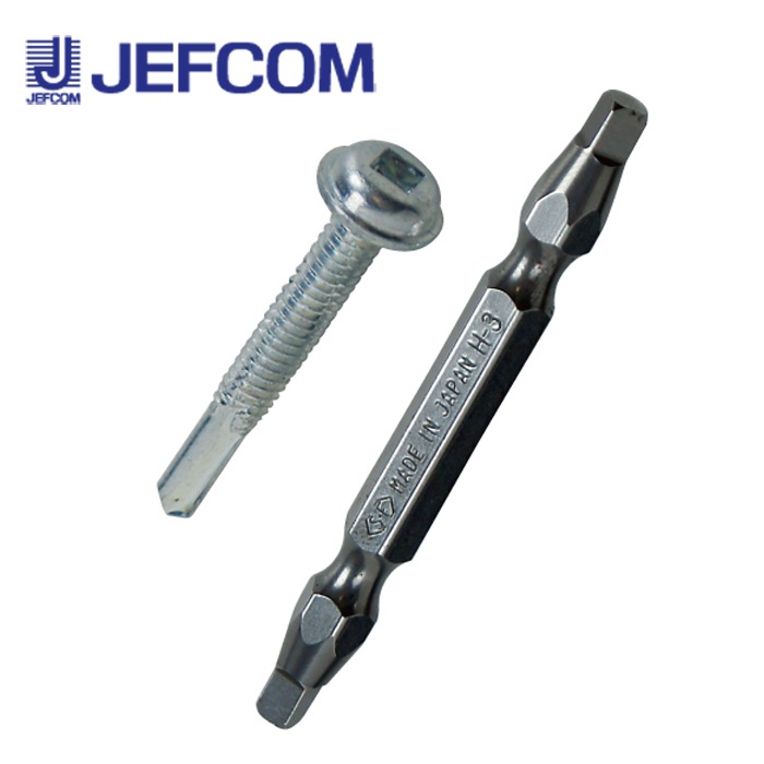 ジェフコム ATB-535 厚鋼板用ネジ(ビット付) 40本入 【取寄商品】