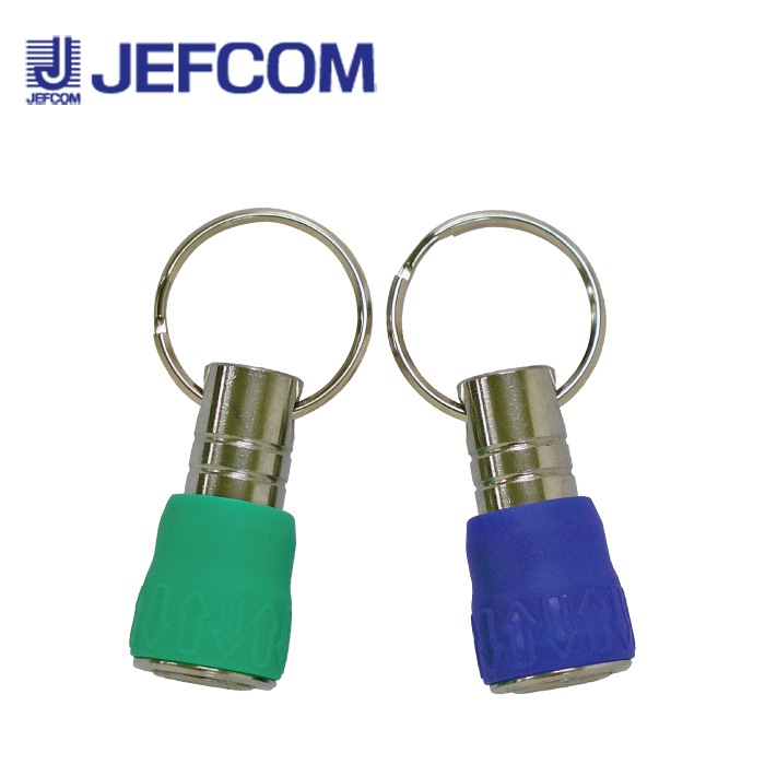 ジェフコム BH-635GBL ビットホルダー 緑・青 2個セット 【取寄商品】