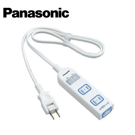 OAタップ・タップ Panasonic/パナソニック WHA25232WKP 3個口 一括防水スイッチ スナップキャップ付 2m ホワイト パッケージ品 ザ・タップX エックス【取寄商品】