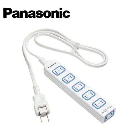 OAタップ・タップ Panasonic/パナソニック WHA2516WP 6個口 スナップキャップ付 1m ホワイト パッケージ品 ザ・タップX エックス【取寄商品】