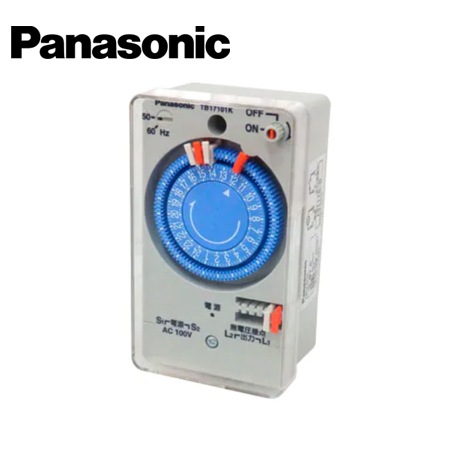 タイムスイッチ Panasonic/パナソニック TB17101N ボックス型タイムスイッチ 交流モータ式  AC100V用 24時間式 1回路型 別回路【取寄商品】