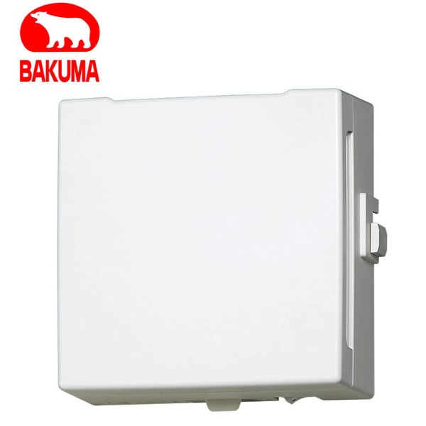 バクマ工業 KPQ-08FD 給気ファン 強制給気用 空気清浄フィルター付 パイプ用ファン【取寄商品】