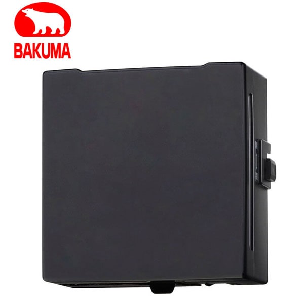 バクマ工業 KPQ-08KFD-BK 給気ファン 強制給気用 花粉対応フィルター付 ブラック パイプ用ファン【取寄商品】