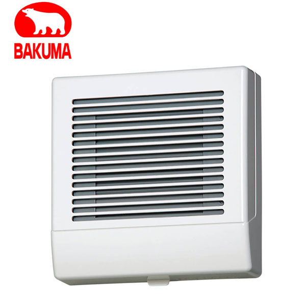 バクマ工業 KPT-08S 排気ファン 強制排気用 電気式シャッター付 パイプ用ファン【取寄商品】