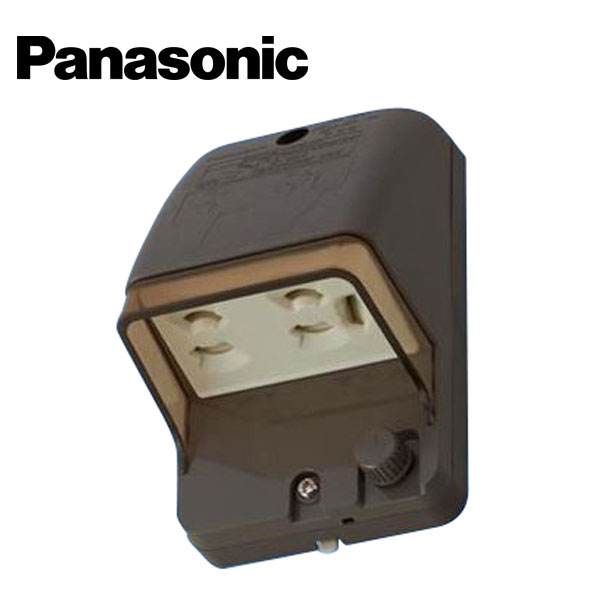 Panasonic/パナソニック WK41029A フル接地防水コンセント 露出・埋込両用 ブラウン【取寄商品】