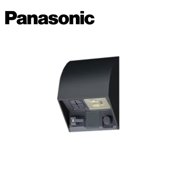 接地(アース)コンセント Panasonic/パナソニック WK4604B スマート接地防水コンセント 入線機能付 露出/埋込両用 ブラック【取寄商品】