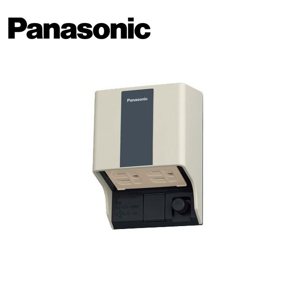 Panasonic/パナソニック WK4632W スマート接地防水ダブルコンセント 露出/埋込両用 ホワイト【取寄商品】
