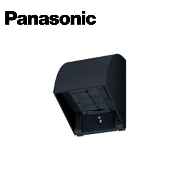Panasonic/パナソニック WP9681BK スマート防雨引込カバー 露出取付形 ブラック【取寄商品】