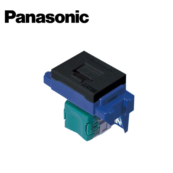 Panasonic/パナソニック NR3160B ぐっとすシリーズ 情報モジュラジャック CAT5E 埋込型 ブラック【取寄商品】