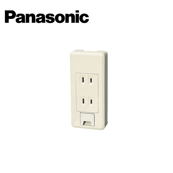 Panasonic/パナソニック WKS117 リファインシリーズ 露出アースターミナル付 ダブルコンセント フル端子【取寄商品】