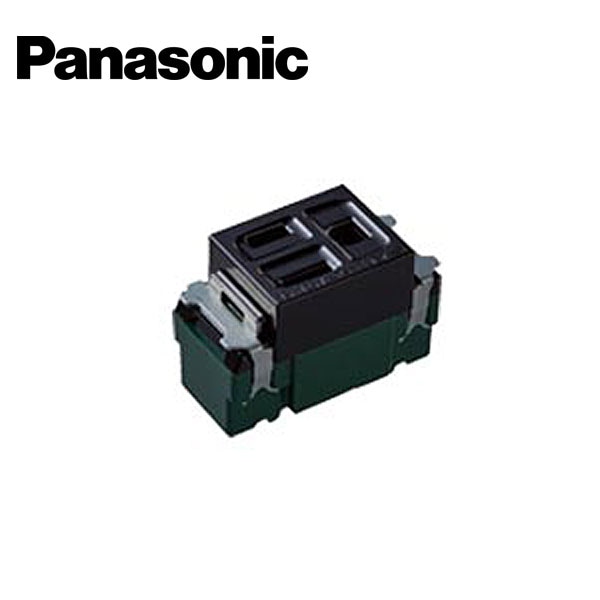 Panasonic/パナソニック WN1101B 埋込接地コンセント ブラック【取寄商品】