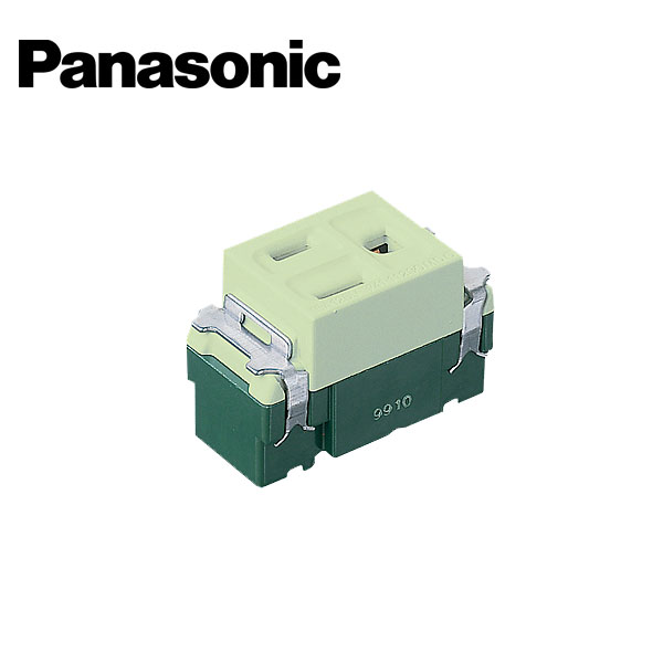 Panasonic/パナソニック WN1101LG 埋込接地コンセント ライトグリーン【取寄商品】
