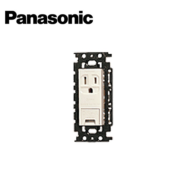 Panasonic/パナソニック WN11314 埋込絶縁アースターミナル付接地コンセント フラット型【取寄商品】