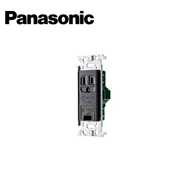 Panasonic/パナソニック WN1131H 埋込アースターミナル付接地コンセント グレー【取寄商品】