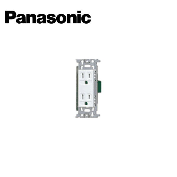 Panasonic/パナソニック WN1512SWK フルカラー埋込接地ダブルコンセント ホワイト【取寄商品】