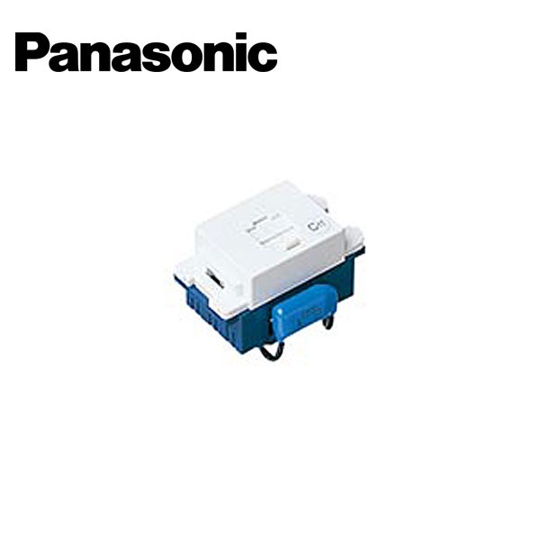 Panasonic/パナソニック WN4624CWK アドバンスシリーズ 埋込C付テレホンモジュラジャック 6極4心 フル端子 セラミックホワイト【取寄商品】