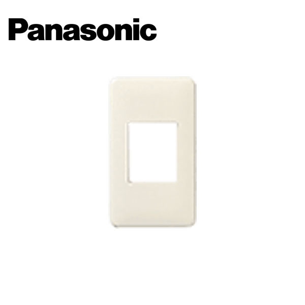 Panasonic/パナソニック WN6021W フルカラーモダン角型埋込コンセントプレート ミルキーホワイト【取寄商品】
