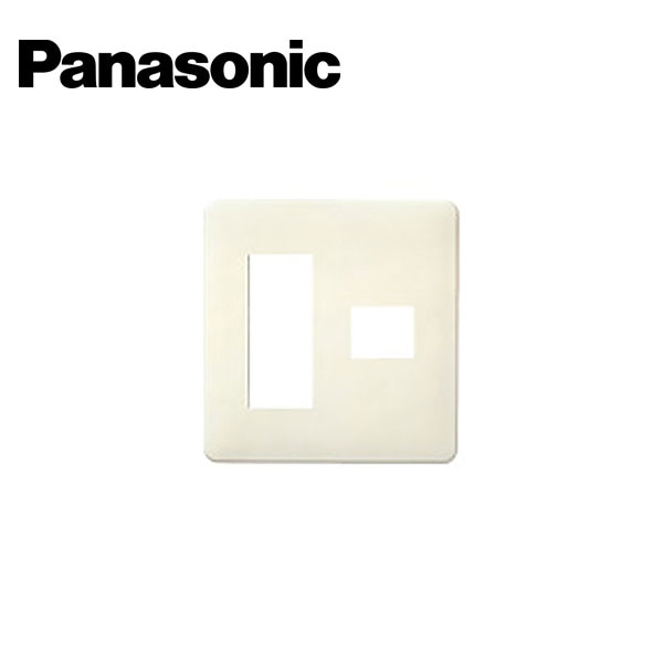 Panasonic/パナソニック WN6274WK フルカラー腰高ワンタッチモダンプレート 4コ用(3コ＋1コ用) ミルキーホワイト【取寄商品】