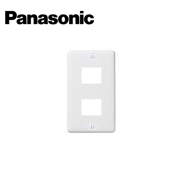 Panasonic/パナソニック WN7502SWK フルコート加工 クラシックシリーズ 新金属プレート 2コ用 ホワイト【取寄商品】