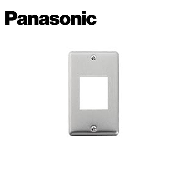 Panasonic/パナソニック WN7521 フルコート加工 フルカラー新金属角型埋込コンセントプレート【取寄商品】