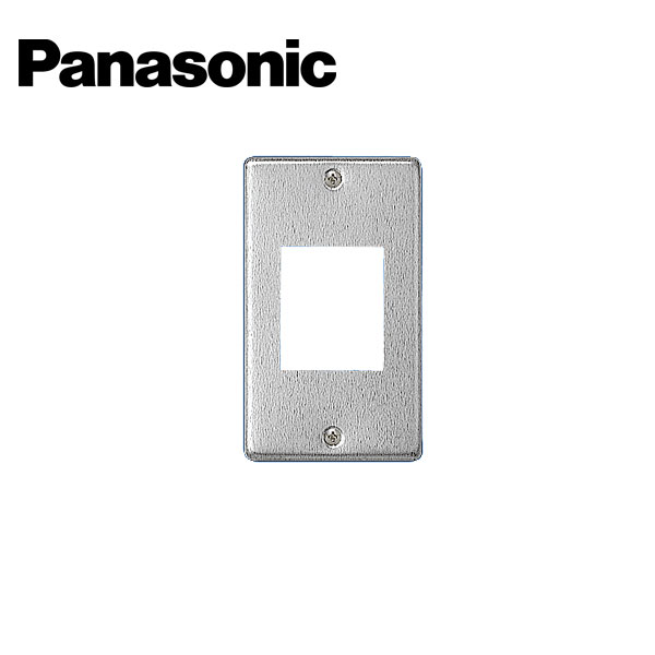 Panasonic/パナソニック WN7621K フルカラーステンレス角型埋込コンセントプレート【取寄商品】