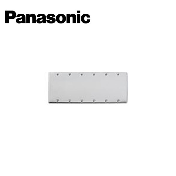 Panasonic/パナソニック WN7696K フルカラーステンレスカバープレート 取付枠付 6連【取寄商品】