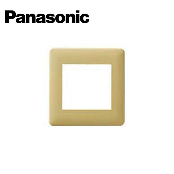 Panasonic/パナソニック WN8400Y フルカラー2連接穴モダンプレート ダークベージュ【取寄商品】