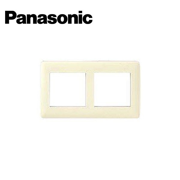 Panasonic/パナソニック WN8404W フルカラーモダンプレート2連接穴+2連接穴用 ミルキーホワイト【取寄商品】